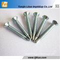 Countersunk Head Self Drilling Screws with Zinc Plated